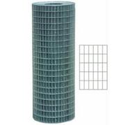 rotolo rete elettrosaldata zincata cm h 100x25 mt maglia 75x50 mm recinzione