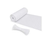 Rotolo Schermo Privacy Balcone, Pannello Forato per Ringhiera con Fascette, Telo Tagliabile per Balcone, Patio, Giardino, Recinzione e Finestra(120x100cm/47.2x39.4in)