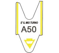 Rotolo tagliandi per eliminacode Printex 2000 tagliandi f.to lettera + 2 cifre g