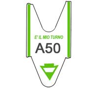 Rotolo tagliandi per eliminacode Printex 2000 tagliandi f.to lettera + 2 cifre v