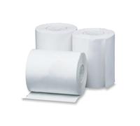 50 ROTOLI TERMICI A.QUALITA POS CASSA 57X20X12 ROTOLINI CARTA OMOLOGATA BANCOMAT