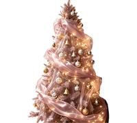 Rotolo Tessuto Mesh 50 Metri Rotoli Leggeri Morbidi Velati Per Feste | Nastro Mesh Per Ghirlande Per Fiocchi Albero, Corone, Sfondo Feste, Lavori Fai Da Te, Incarti, Nozze, Rosa Larghezza 25 cm