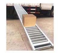 Rotolo trasportatore portatile pieghevole in acciaio, larghezza 30 cm, lunghezza 7 m, trasportatore industriale non alimentato per magazzini e fabbriche, soluzione efficiente per la movimentazione dei
