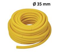 Rotolo tubo MAGNUM AIR 25 mt - D. 35 mm spiralato giallo in poliuretano
