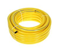 ROTOLO TUBO PER IRRIGAZIONE GIARDINO ACQUA 3 STRATI RETINATO GIALLO EURO