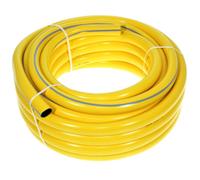 ROTOLO TUBO PER IRRIGAZIONE GIARDINO ACQUA 3 STRATI RETINATO GIALLO EURO