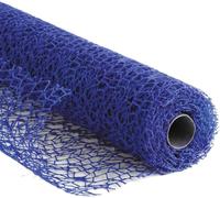 Rotolo tulle Blu rete spider traforata polycotton 48 cm x 5 yards 4,60 Metri confezioni regalo decorazioni floreali