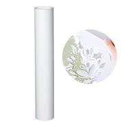 Rotolo Vinile con Retro Adesivo - 30,5x152cm Bianco Opaco Permanente, Pellicola Autoadesiva in Vinile Plotter per Decorazioni, Progetti di Bricolage - Funziona con Rilievo di taglio e contorno