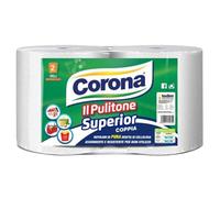 Rotolone Coppia Bobina 2 Veli Corona il Pulitone Superior 450 Strappi Resistenti