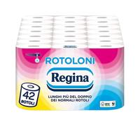 Rotoloni 42 Maxi Rotoli di Carta Igienica 500 Fogli a 2 Veli Lunghi Più del
