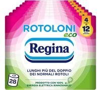 Rotoloni Eco - 28 Maxi Rotoli Di Carta Igienica, 500 Fogli a 2 Veli, Lunghi Più