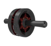 rotonda ab, Allenamento completo for addominali, schiena, braccia e core, con rullo addominale, palestra, ufficio casa(Rosso)