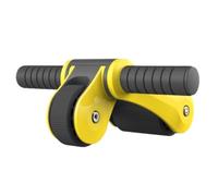 rotonda ab, Ruota addominale for esercizi muscolari addominali, attrezzatura for l'allenamento in palestra, pieghevole, for dei muscoli(Yellow)