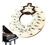 Rotonda di Fifths Wheel - Musica Accordi in legno Strumenti - Espandi La ruota degli accordi è la per sbloccare quella della teoria musicale. Impara il tuo