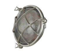 Rotonda Esterni Ottone Vetro IP64 E27 Wandleuchte Terrazza Balcone Casa Serifos