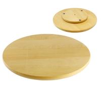 Rotonda Tagliere Lazy Susan e girevole in legno di faggio servire pizza 40 cm