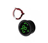 Rotondo 5-100V LED Display Digitale Circolare Due Fili Voltmetro Voltmetro Digitale Display Testa Connessione Inversa Dispositivo di Monitoraggio Tensione in Tempo Reale