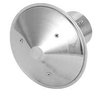 rotondo camino Cappelli parapioggia acciaio inox Cappello per camino Resistente alle intemperie Copertura canna fumaria Exterior Camino scarico cappello parte superiore conica Cappuccio da tetto per