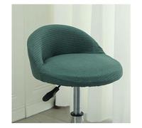 Rotondo Copri Sgabelli Cucina con Schienale 6/4/2 Pezzi, Curvo Coprisedie for Sgabelli da Bar Coprisgabello da Bar con Fondo Elastico, Girevoli Coperture for Sedie da Cucina Lavabili(@9,2PCS)