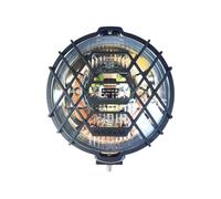 Rotondo Cromo Riflettore H3 Alogena Fari Supplementari 183 mm 12V 24V E20 Camion