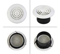 Rotondo Griglia di Ventilazione Con Interruttore E Fly Schermo Condotto Cover [EEK: No]