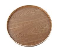 Rotondo in Legno per Tè e caffè Snack Food Me Che Serve Piatto a T Vassoi in Legno per Restauri per il Tè Che Serve Cibo Che Serve Tè T Vassoio in Legno (Legna)