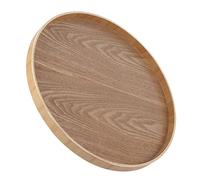Rotondo in Legno per Tè e caffè Snack Food Me Che Serve Piatto a T Vassoi in Legno per Restauri per il Tè Che Serve Cibo Che Serve Tè T Vassoio in Legno (Legna)