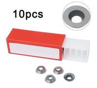 Rotondo Inserti Carburo Cutter Per Ci3 Legno Alta Precisione 10 Pz 12mm Pratico