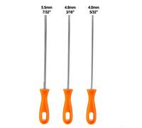 Rotondo Lima Affilare 5/32 Inch 7/32 Inch Lima Manico Plastica Temperamatite