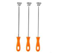 Rotondo Lima Affilare 5/32 Inch 7/32 Inch Lima Manico Plastica Temperamatite