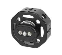 Rotondo Locating Side Handle Left Right Side Hand Grip Con 1/4 "3/8" Foro Filettato Per DSLR Cage Handle Mount Leggero Alluminio Camera Cage