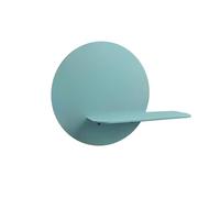 Rotondo Mensole in ferro, Mensola per riporre oggetti d'arte, scaffali espositivi multifunzionali per collezioni, divisori decorativi per riporre oggetti in casa(Blue,Round 24 cm)