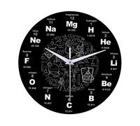 Rotondo Moderno Orologio di 12-inch Unique Art Design-Matematica Equazioni Orologio da Parete per, Casa, Ufficio, Chimica