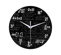 Rotondo Moderno Orologio di 12-inch Unique Art Design-Matematica Equazioni Orologio da Parete per, Casa, Ufficio, di Matematica