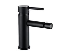 Rotondo Opaco Nero Bidet Miscelatore Rubinetto Regolabile Aeratore Pulizia Bagno Rubinetti Singolo Foro Pulito Rubinetto
