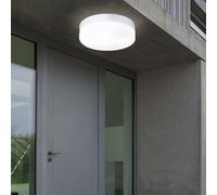 Rotondo Plafoniera Lampada per Esterni Bagno Illuminazione IP44 Umidità Glas E27 [EEK: Non valutato]