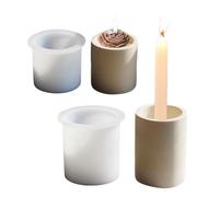 Rotondo Portacandele Stampo In Gesso Funzionale Rotondo Portacandele Stampi In Silicone Per La Produzione Doni Delicati