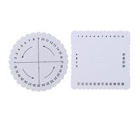 Rotondo Quadrato EVA Schiuma Intrecciare Disco 2pcs/set Piatto Fatto A Mano Per Principianti Vassoio Tessuto A Mano Righelli E Guide