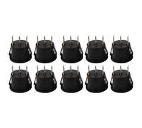 Rotondo Rocker Interruttore On Off Sptd 3 Perno X10 Barca Car Moto 20mm Nero 10A