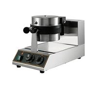 Rotondo Waffle Maker 1100W Forno antiaderente elettrico commerciale 180 ° rotante Casa doppia piastra laterale Muffin torta macchina da forno Per uso fai da te