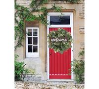 Rotondo Welcone Corona di Eucalipto Garland Festival Anteriore Door Hanging
