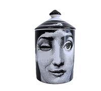 ROTOOY Lina Cavalieri - Barattolo in ceramica per aromaterapia, portapenne Fornase, mini vaso, vassoio porta candela, bottiglie decorative per la casa, barattoli decorativi (C17)