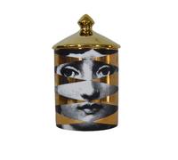 ROTOOY Lina Cavalieri - Barattolo in ceramica per aromaterapia, portapenne Fornase, mini vaso, vassoio porta candela, bottiglie decorative per la casa, barattoli decorativi (C4)