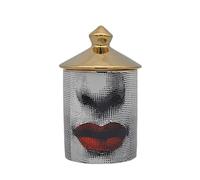 ROTOOY Lina Cavalieri - Barattolo in ceramica per aromaterapia, portapenne Fornase, mini vaso, vassoio portacandele, bottiglie decorative per la casa, barattoli decorativi (A17)