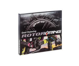 Rotor Corona Q-ring Oval Direct Mount Mtb Black