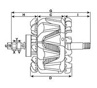 Rotore alternatore F 032 334 433 HC-Cargo