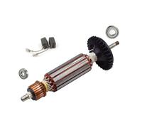 Rotore armatura GWS7 220V/230V con cuscinetto a sfere con spazzola di carbone, compatibile con BOSCH, smerigliatrice angolare GWS7-100 GWS7-125 GWS 7-100 7-125(Rotor brush bearing)