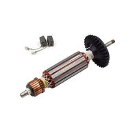 Rotore armatura GWS7 220V/230V con cuscinetto a sfere con spazzola di carbone, compatibile con BOSCH, smerigliatrice angolare GWS7-100 GWS7-125 GWS 7-100 7-125(Rotor with brush)