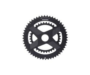 Rotore crank spider aldhu 53 39t corona rotonda 110bcd nera
