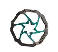 Rotore del freno a disco per bicicletta HS1 Disc 160/180 mm adatto per MTB Mountain Road Rotori del freno a disco BB5/BB7 AVID MTB Parti Rotori Freno Moto(180mm green)